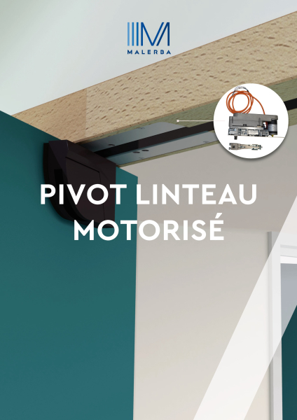 PIVOT LINTEAU MOTORISÉ pour blocs-portes D.A.S. à ouverture automatique